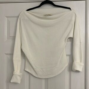 Free people off the shoulder sweater top